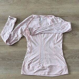 lululemon athletica Light Pink Long Sleeve Top